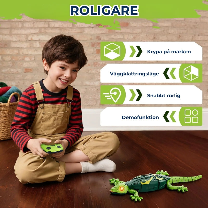 GeckGo!™️ - Väggklättrande RC-ödla