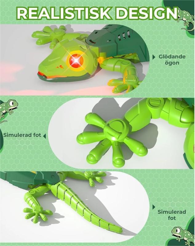 GeckGo!™️ - Väggklättrande RC-ödla