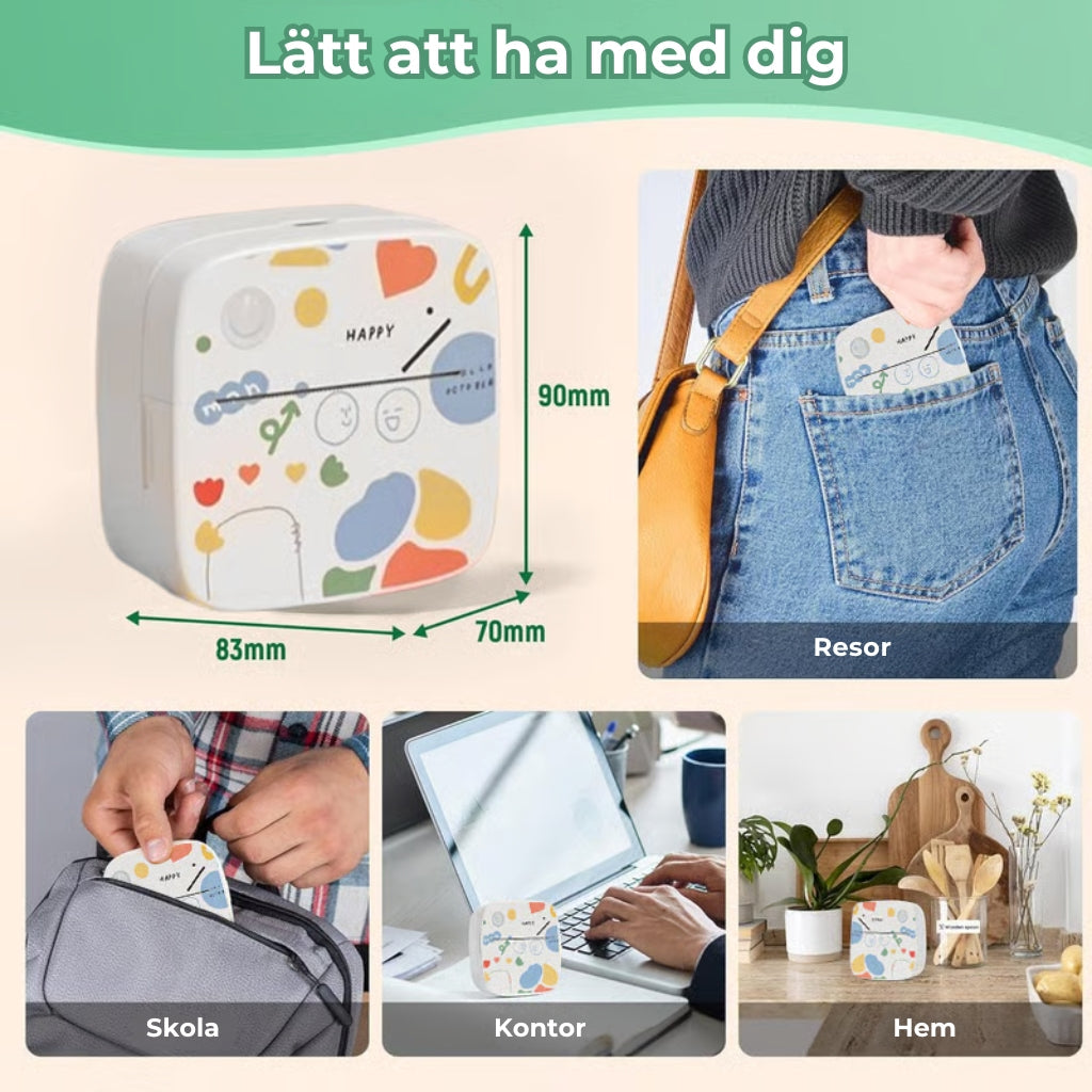 XenGro | Bärbar printer (utan bläck)