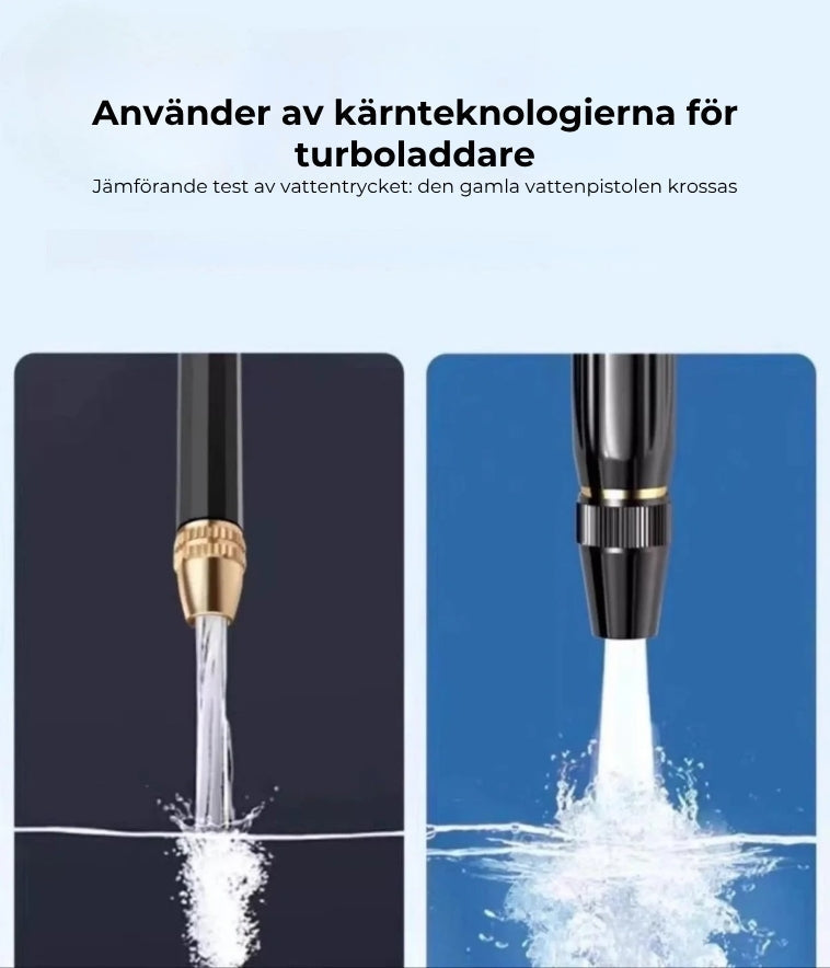 Högtryckstvätt – tillbehör till trädgårdsslang